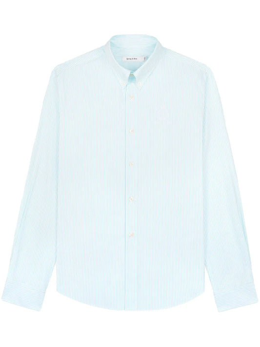 Oxford Logo-Embroidered Cotton Shirt