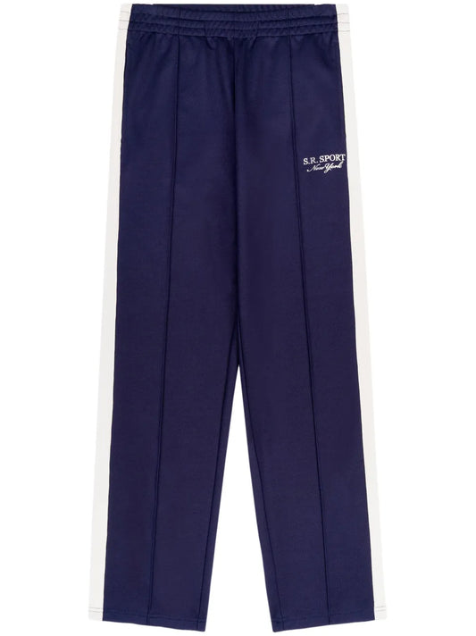 Logo-Embroidered Stripe-Detailing Track Pants