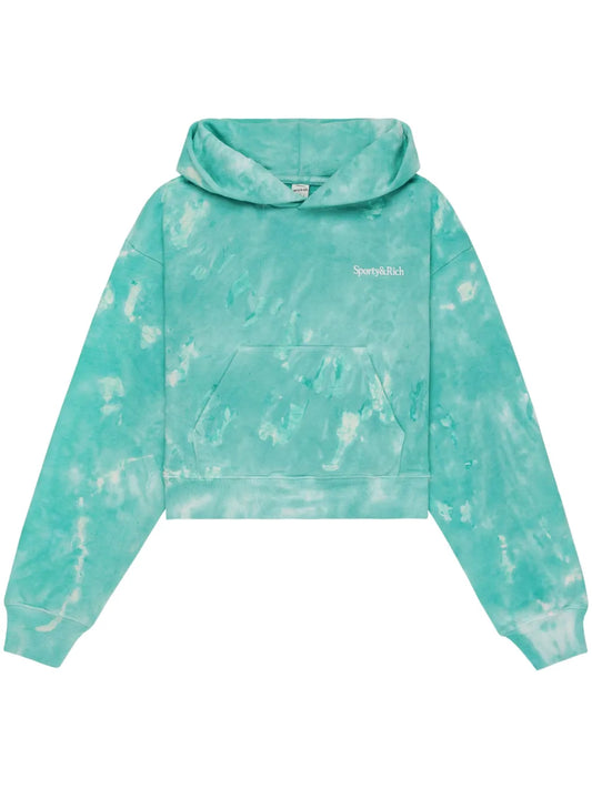 Serif Logo-Embroidery Hoodie