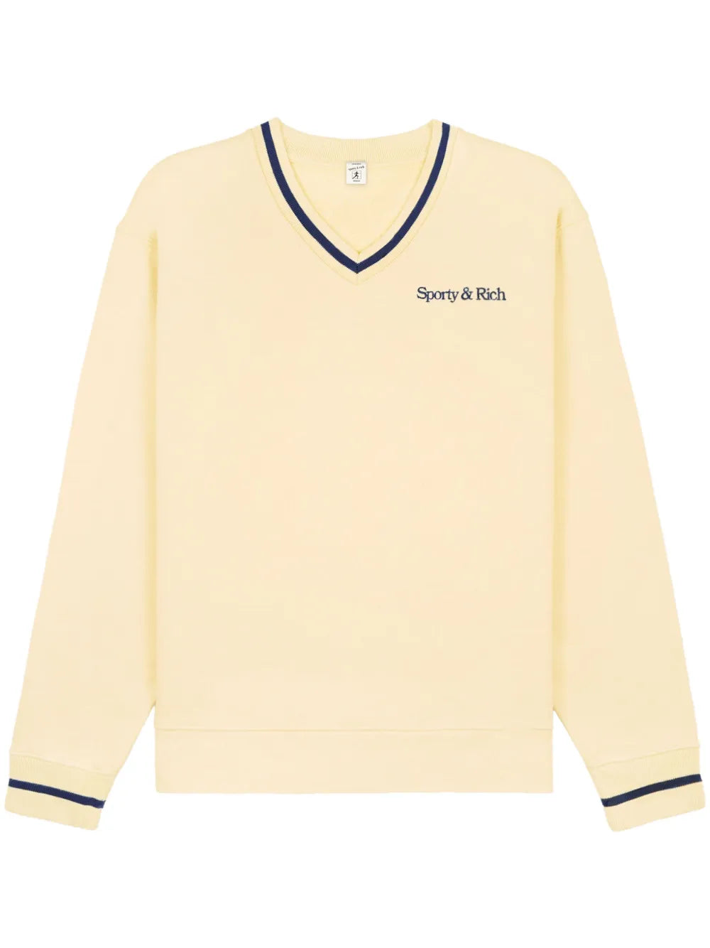 New Serif V-Neck Jumper