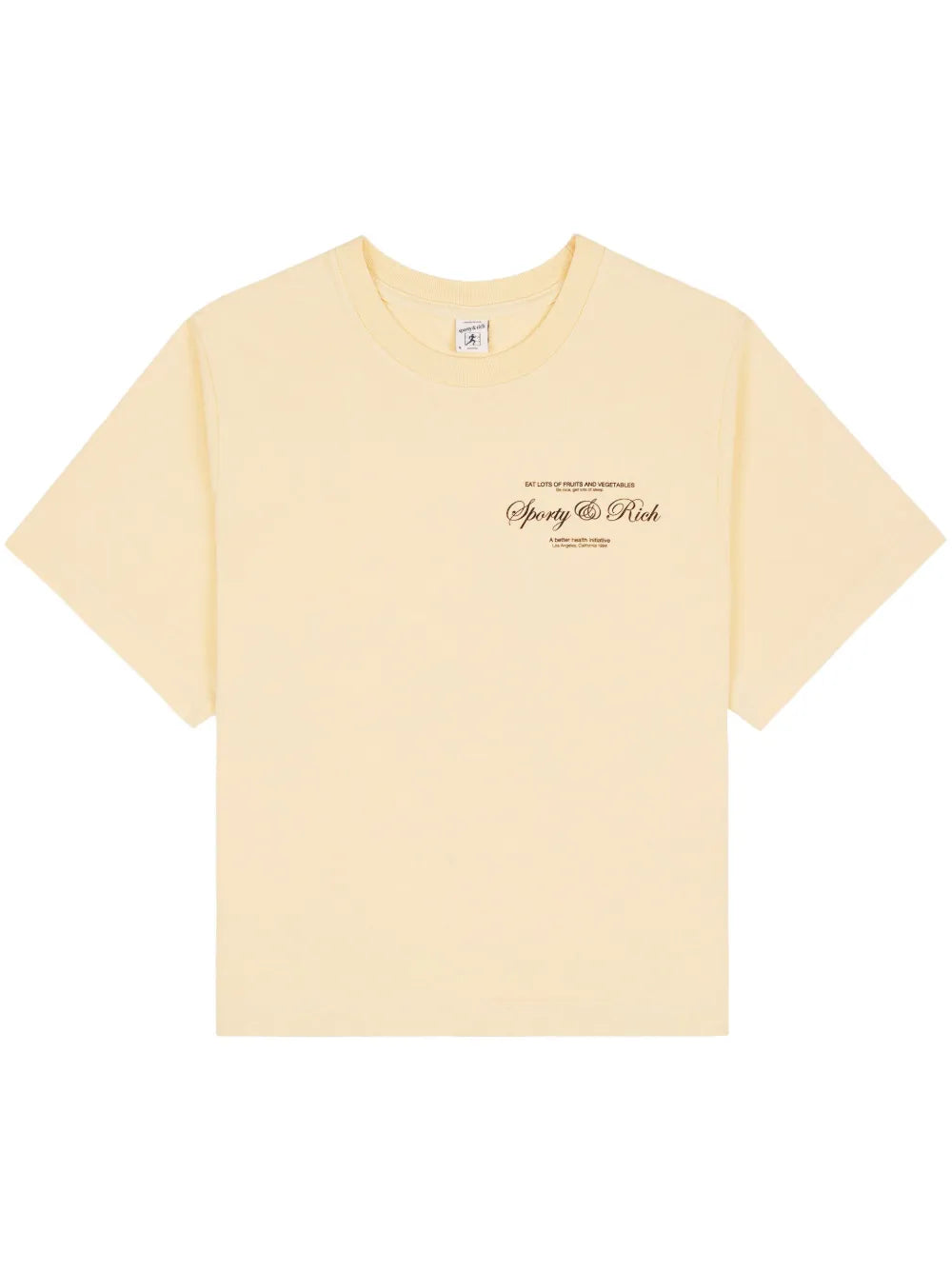 Logo-Print Cropped T-Shirt