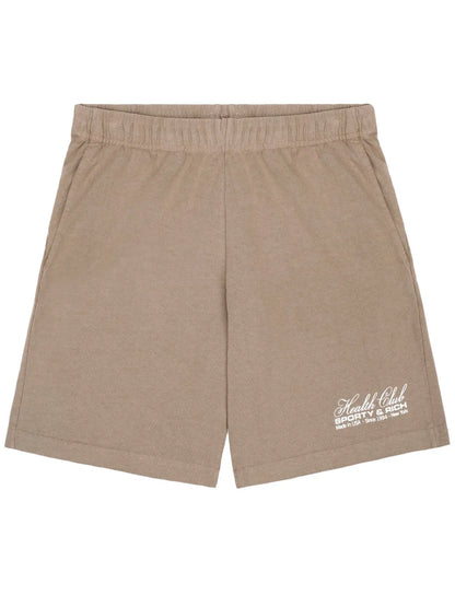 Logo-Print Cotton Shorts
