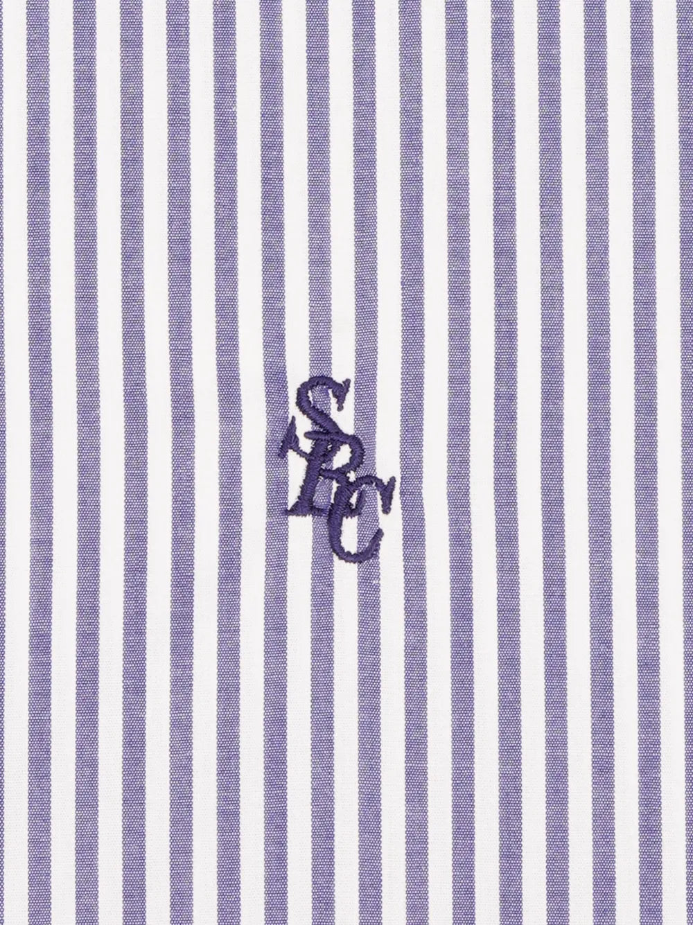 Src Logo-Embroidered Striped Shirt