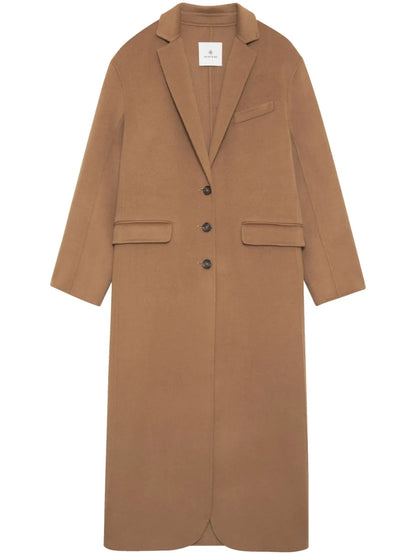 Quinn Notched-Lapels Coat