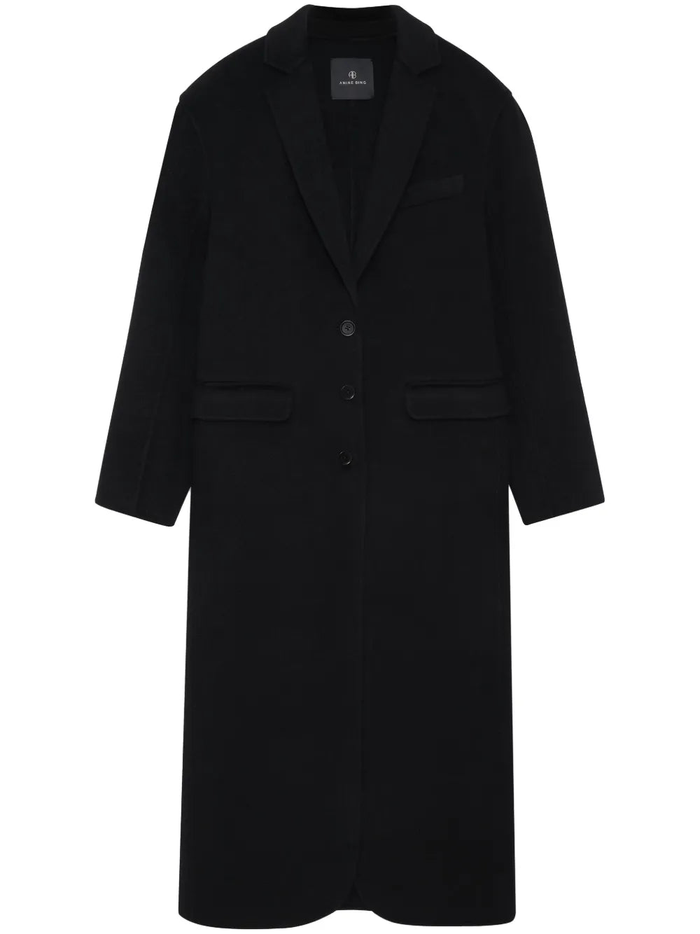 Quinn Notched-Lapels Coat