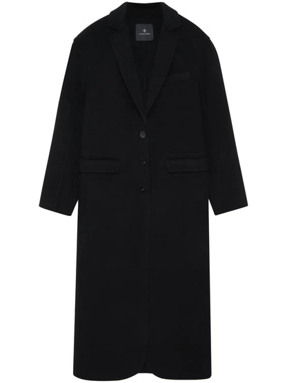 Quinn Notched-Lapels Coat