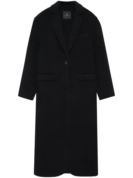 Quinn Notched-Lapels Coat