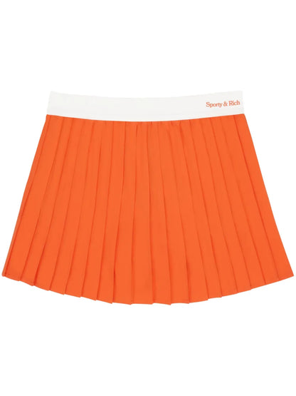 New Serif Pleated Skirt