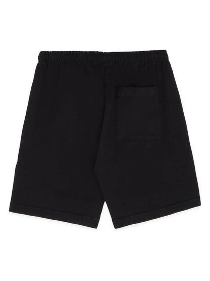 Logo-Print Elasticated-Waist Shorts