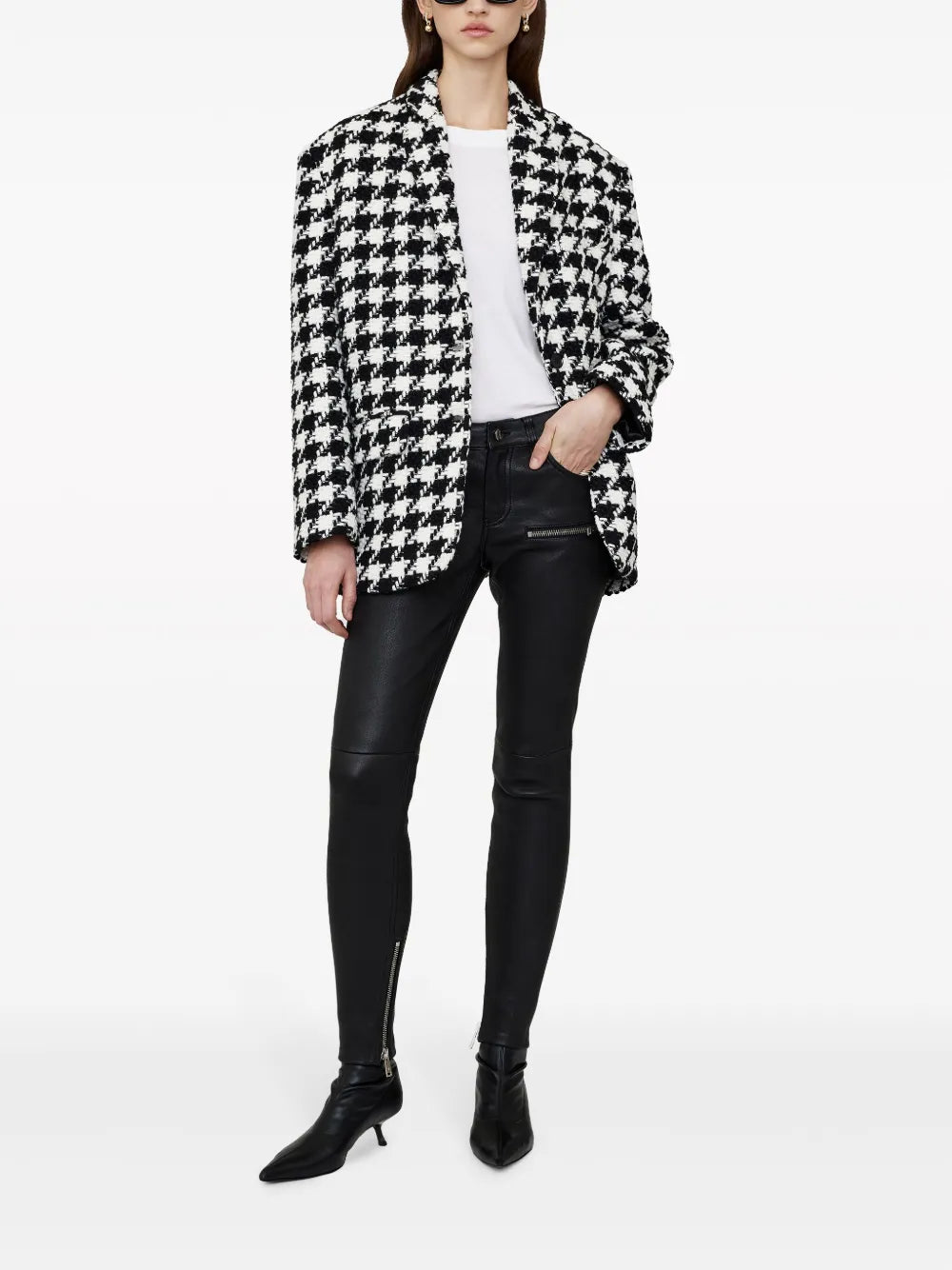 Quinn Houndstooth Blazer