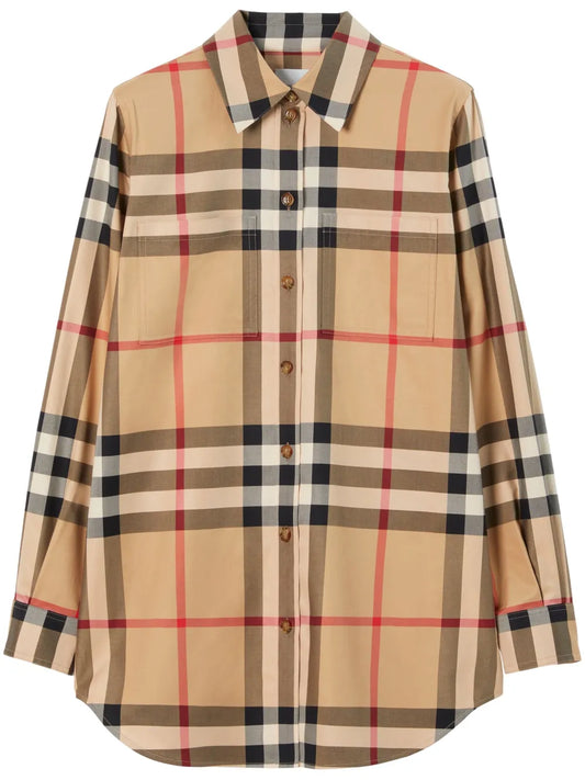 Vintage Check Cotton Shirt