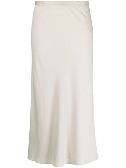 High-Waisted Midi Skirt