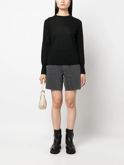 Fine-Knit Wool Jumper