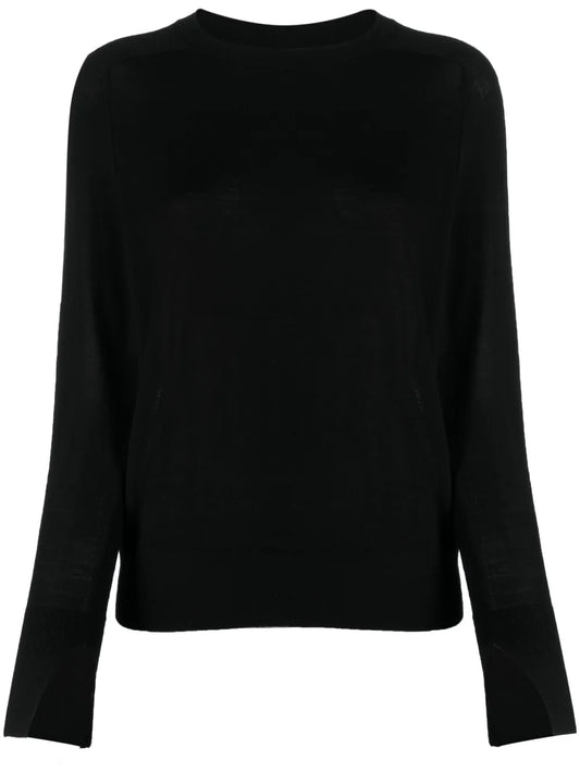 Fine-Knit Wool Jumper
