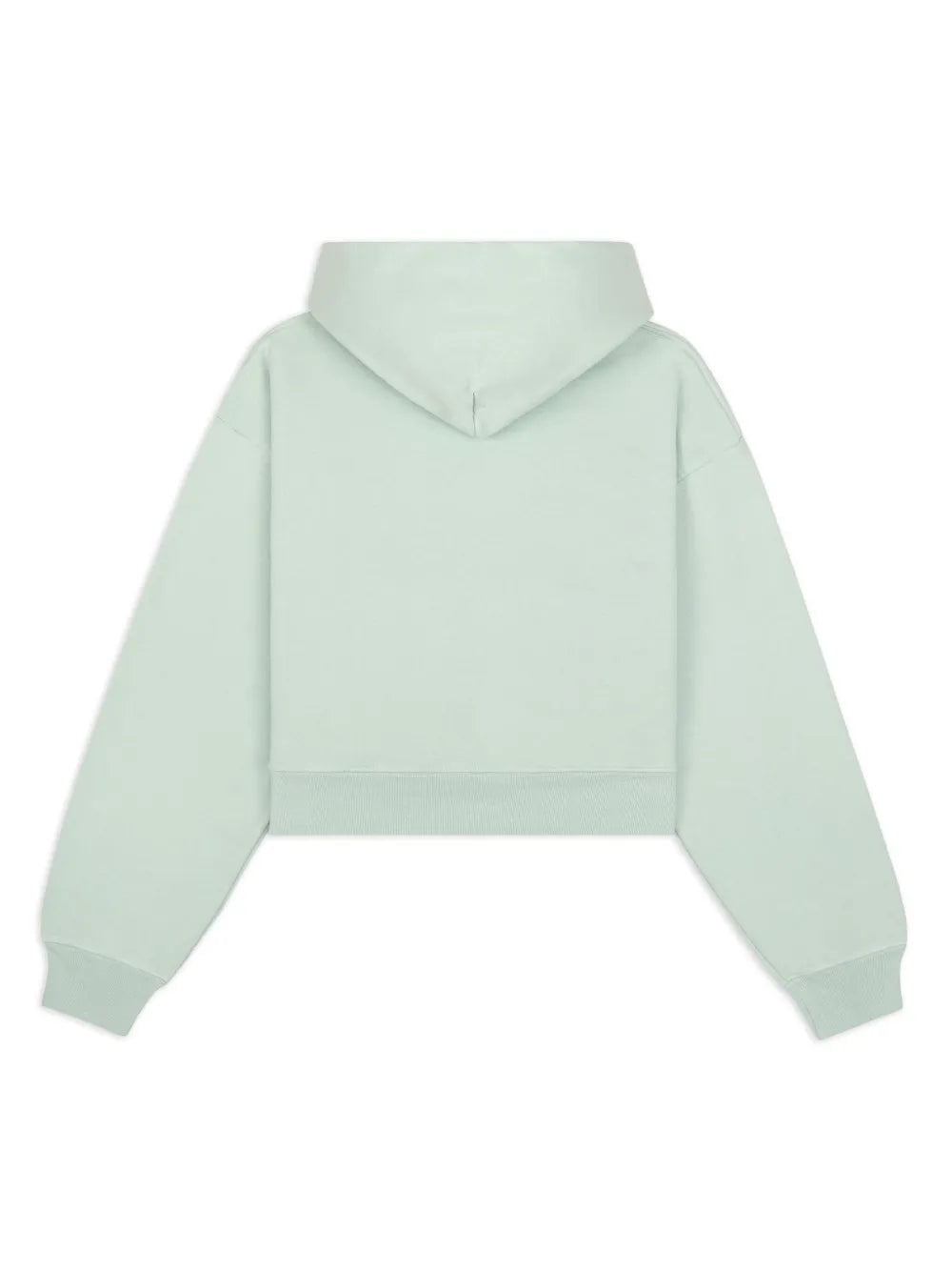 Logo-Embroidered Cropped Hoodie