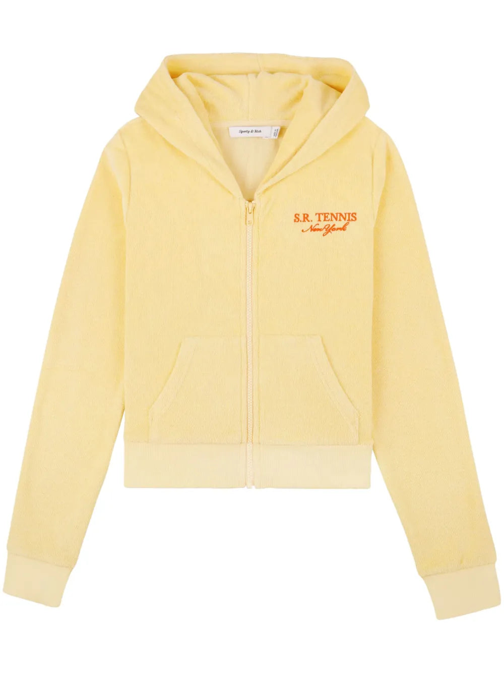 Tennis Terrycloth-Effect Hoodie