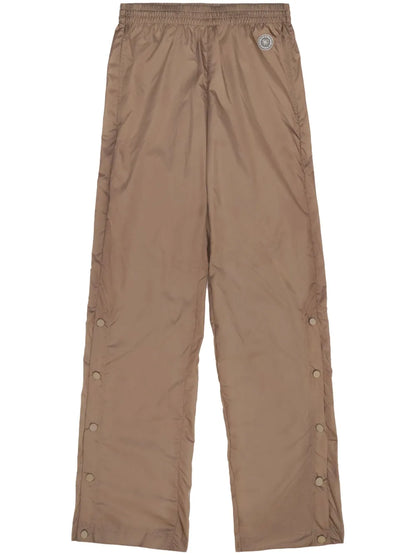 Logo-Patch Straight-Leg Trousers