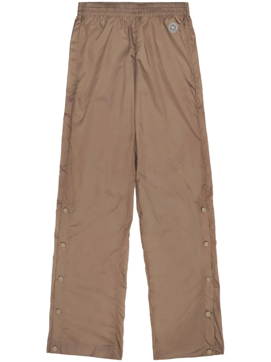 Logo-Patch Straight-Leg Trousers