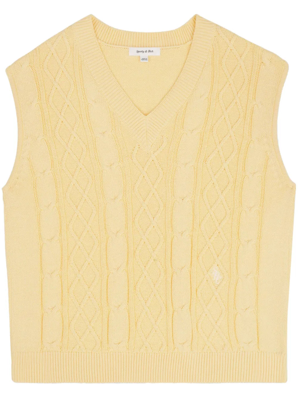 Src Cable-Knit Vest