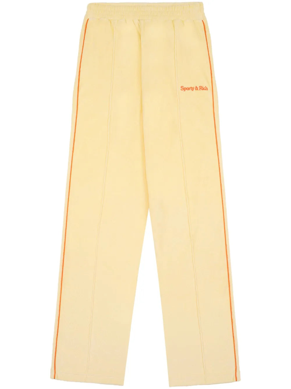 Logo-Embroidered Terrycloth Track Pants