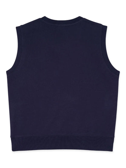 Logo-Print Sleeveless Sweatshirt
