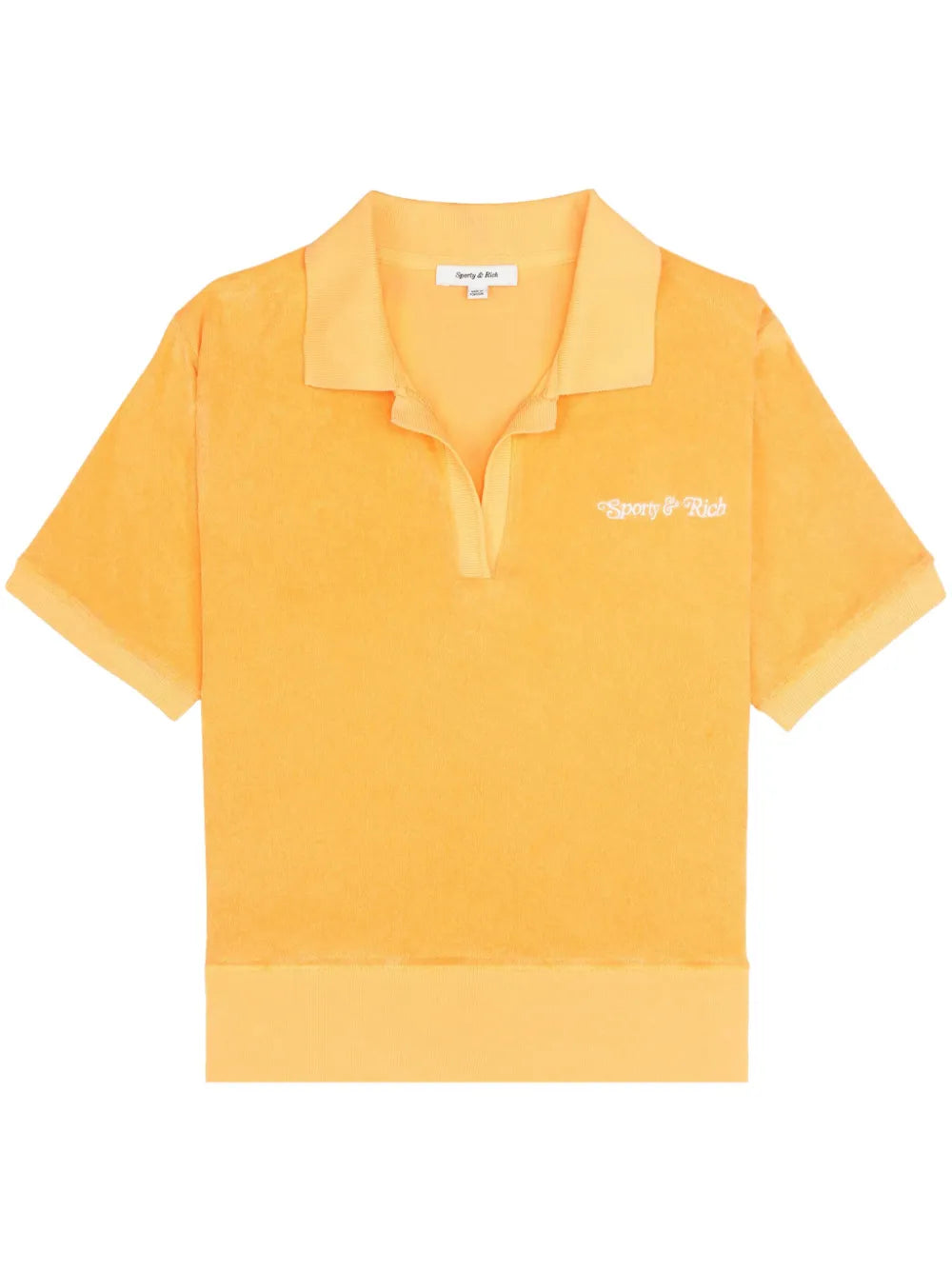 Ny Tennis Club Terry-Effect Polo Shirt
