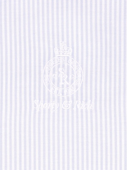 Crown-Logo Striped Oxford Shirt