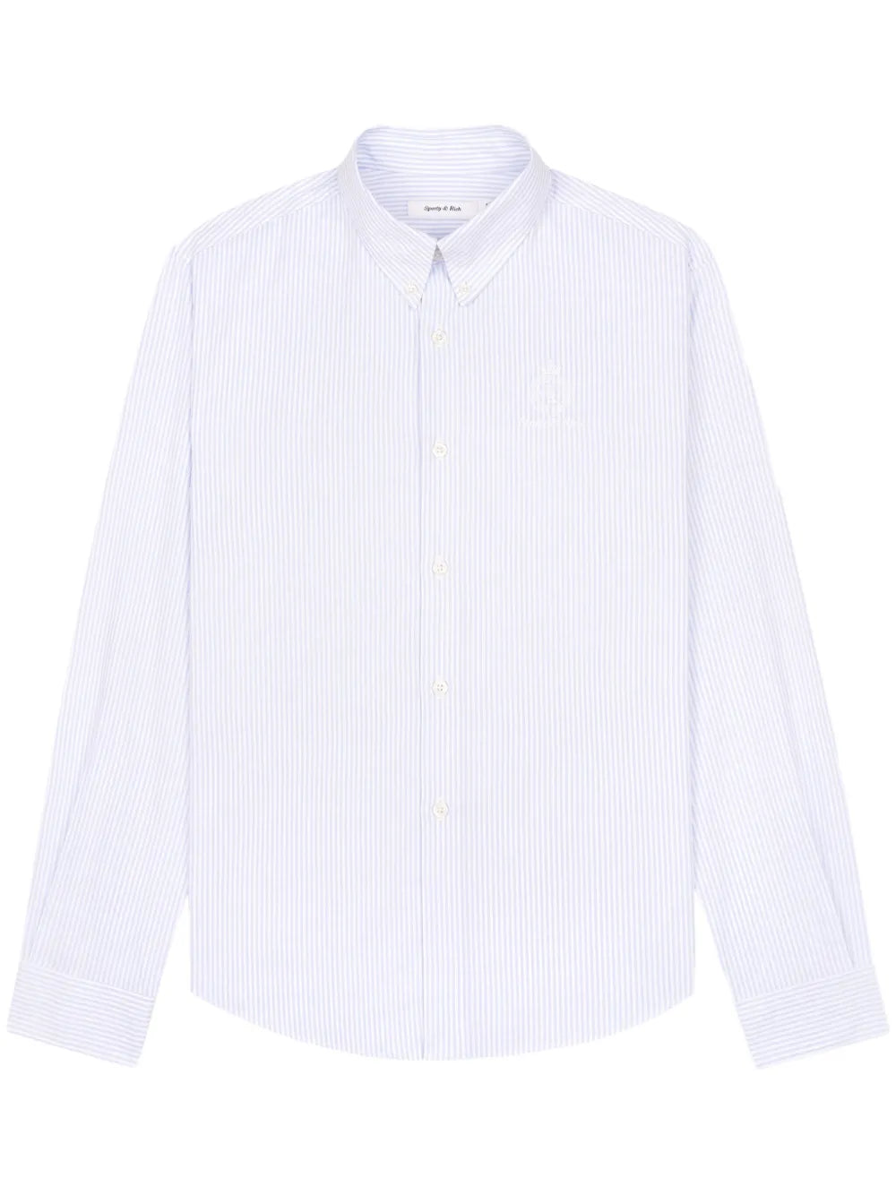 Crown-Logo Striped Oxford Shirt