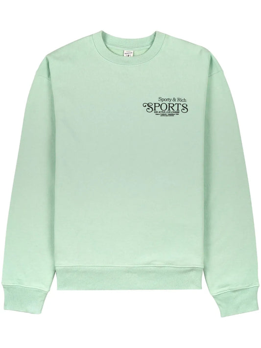 Logo-Print Cotton Sweatshirt