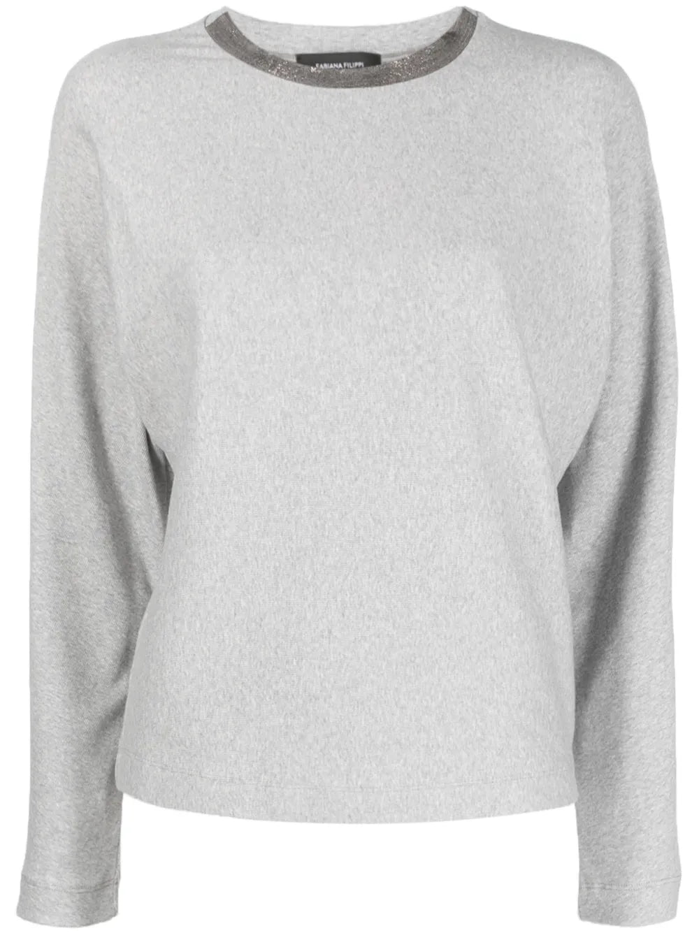 Beaded Crew-Neck Jumper