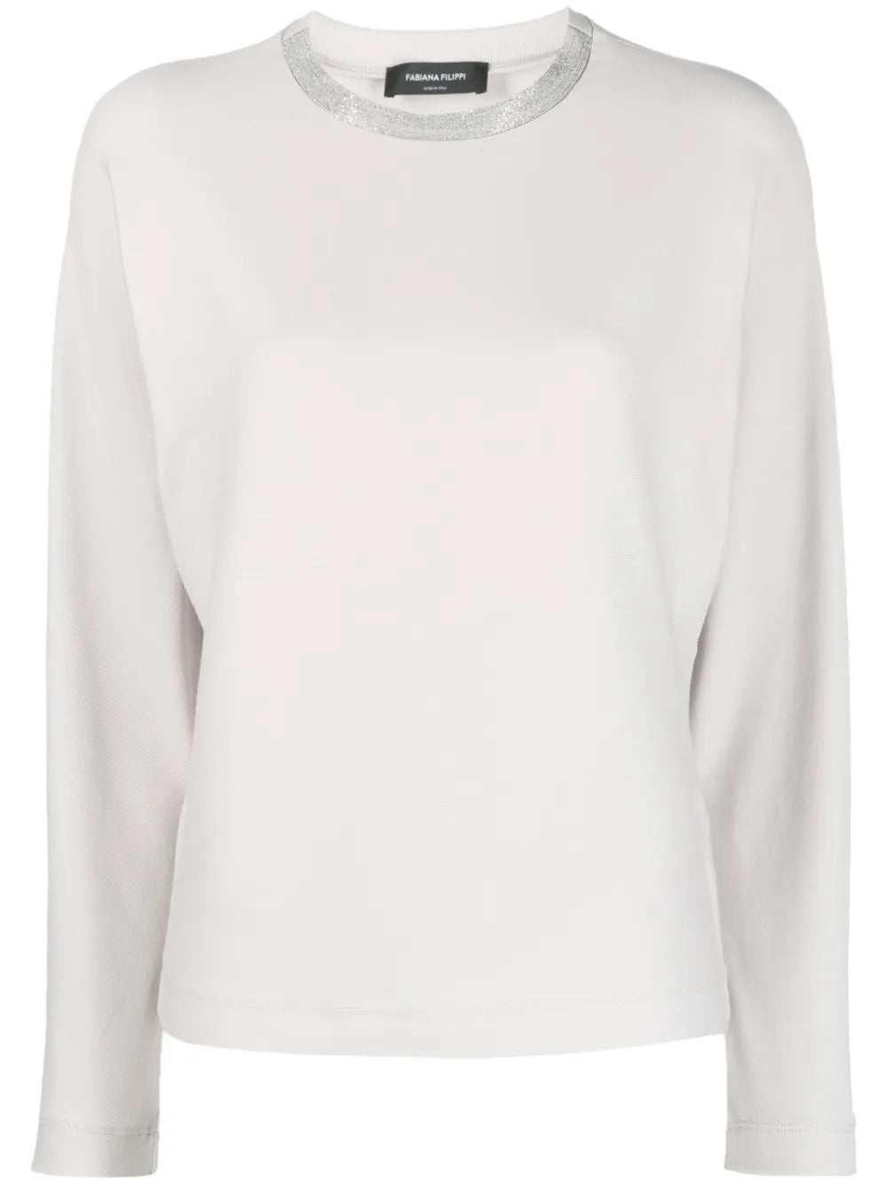 Beaded Crew-Neck Jumper