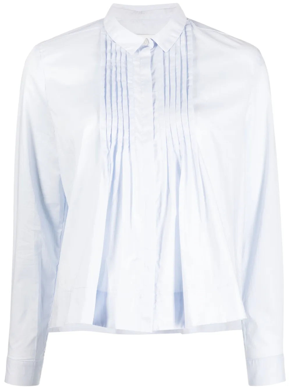 Pleated Cotton Shirt