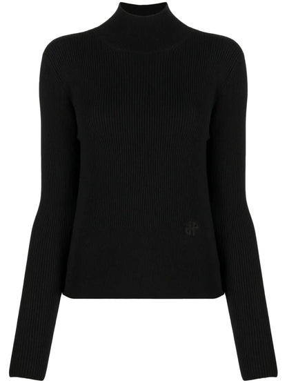 Long-Sleeve Knitted Top