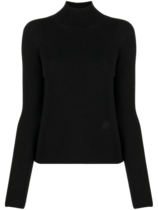 Long-Sleeve Knitted Top
