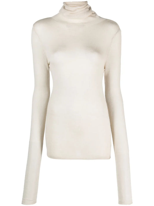 Fine-Knit Rolle-Neck Jumper