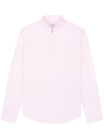 Striped Button-Up Shirt