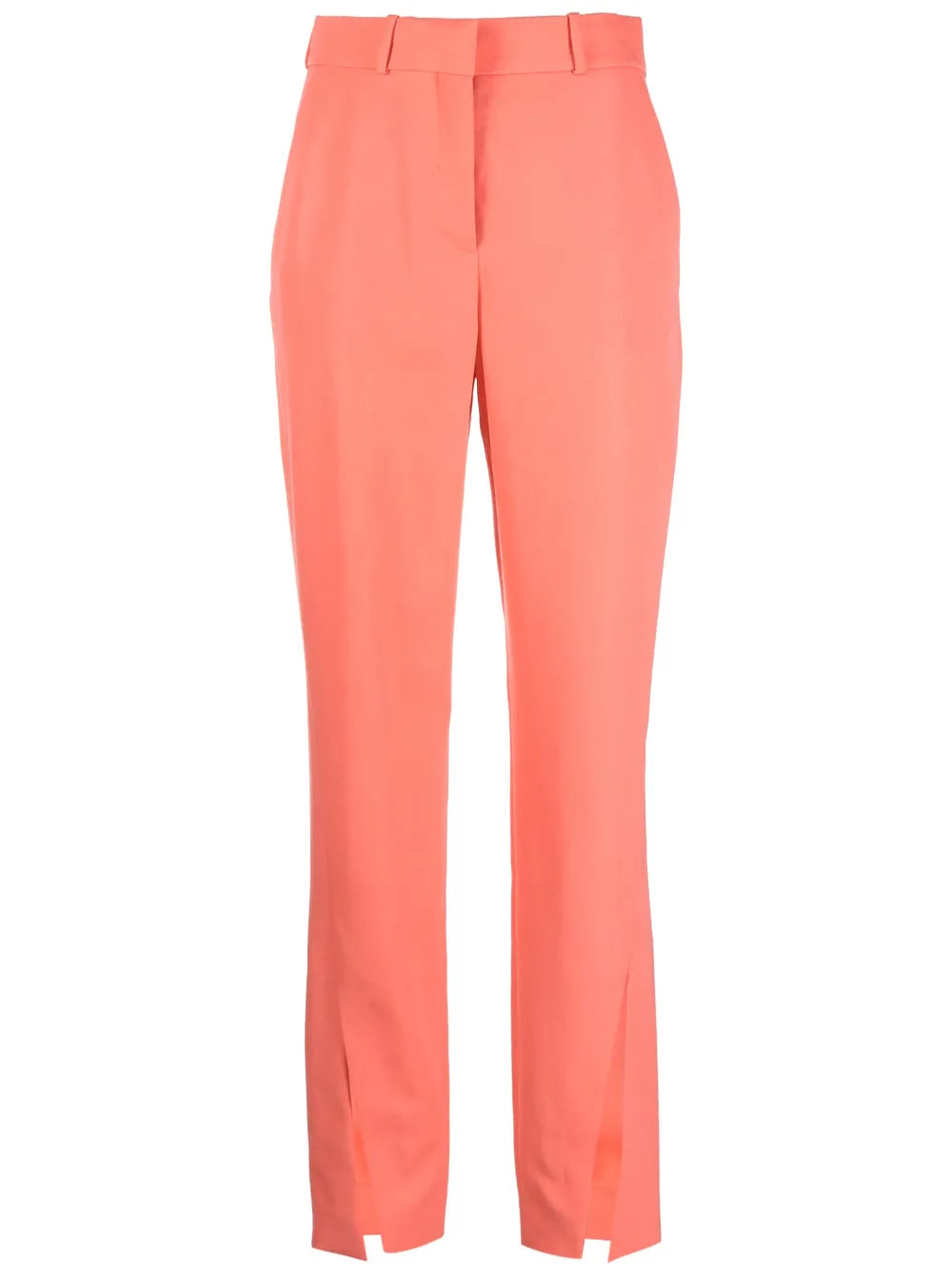 Split-Hem Virgin Wool Tapered Trousers