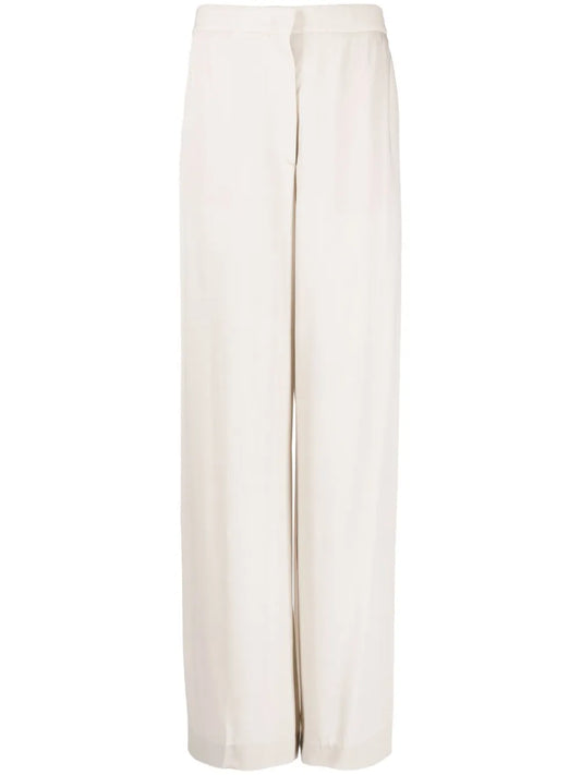 High-Waisted Wide-Leg Trousers