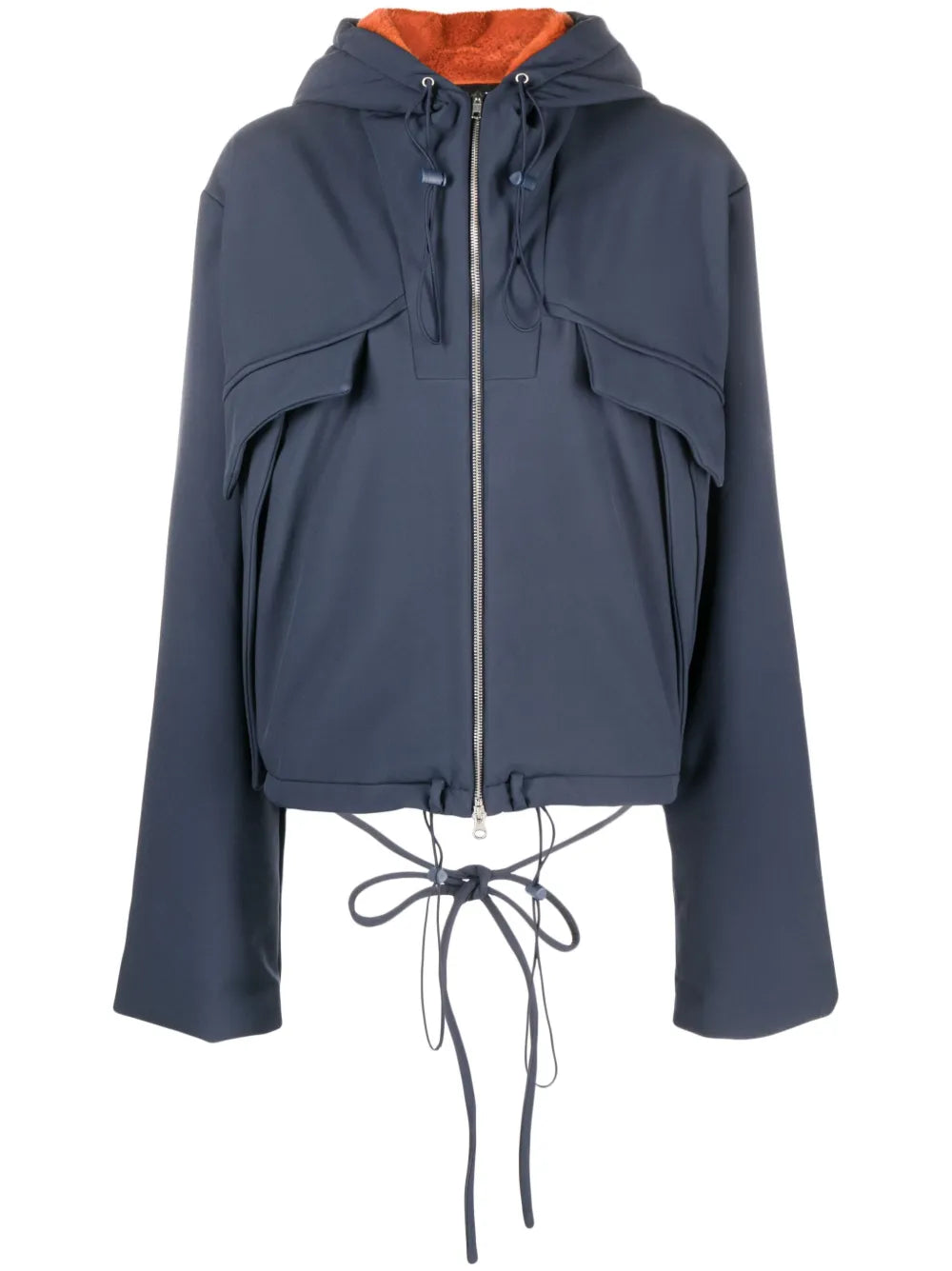 Faux-Fur Lining Hooded Jacket