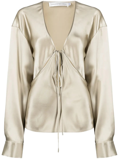 Triquetra Silk Blouse