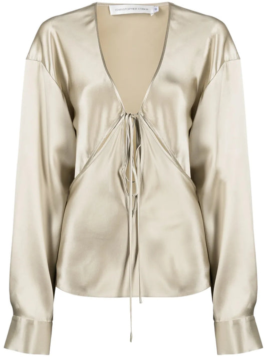 Triquetra Silk Blouse