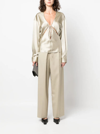 Triquetra Silk Blouse