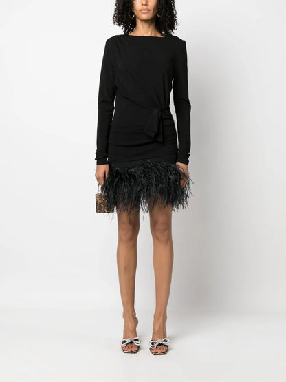 Knot-Detail Jersey Top