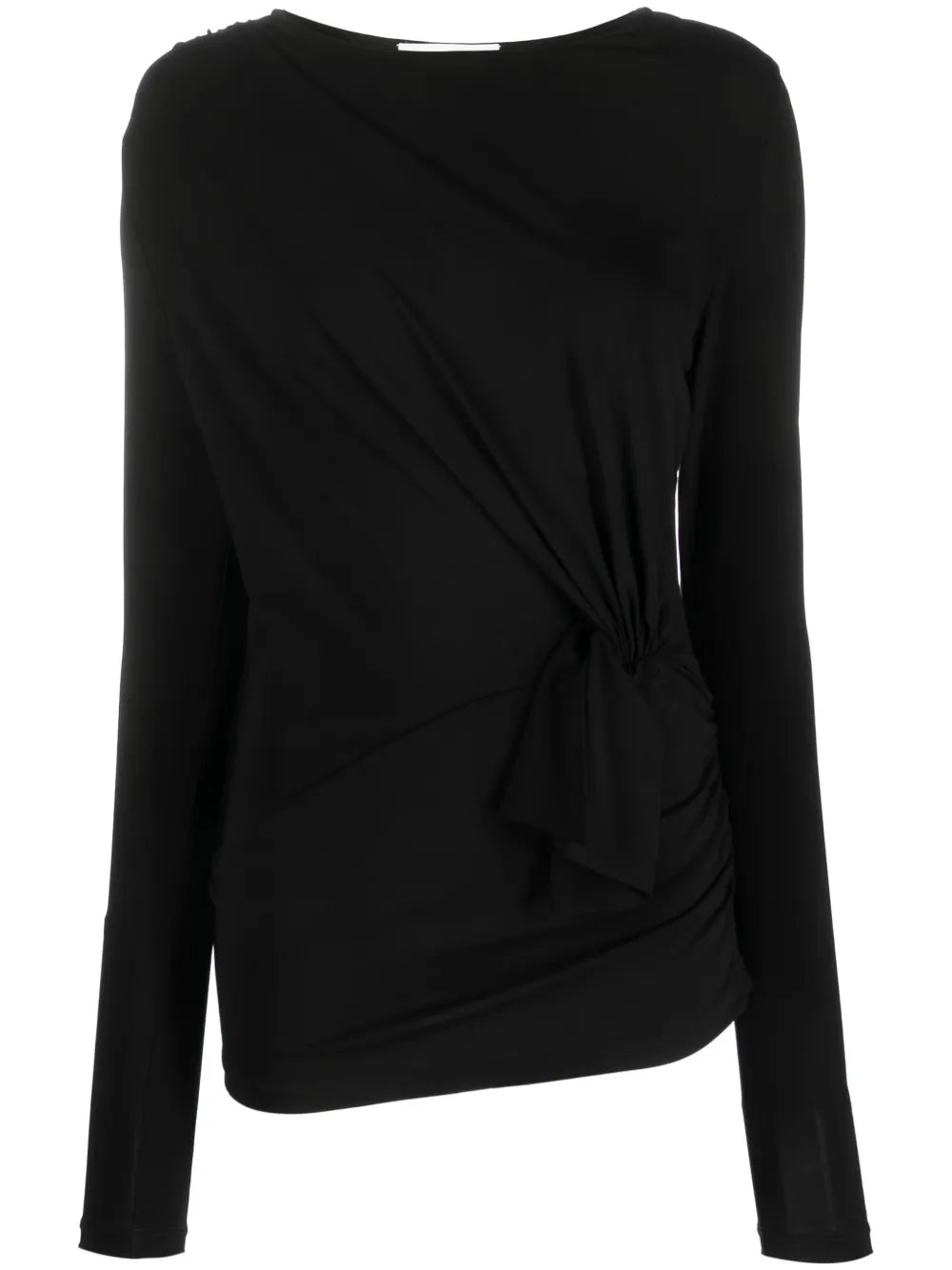 Knot-Detail Jersey Top
