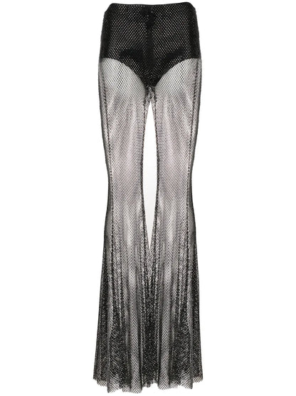 Fishnet Palazzo Trousers