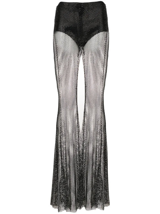Fishnet Palazzo Trousers