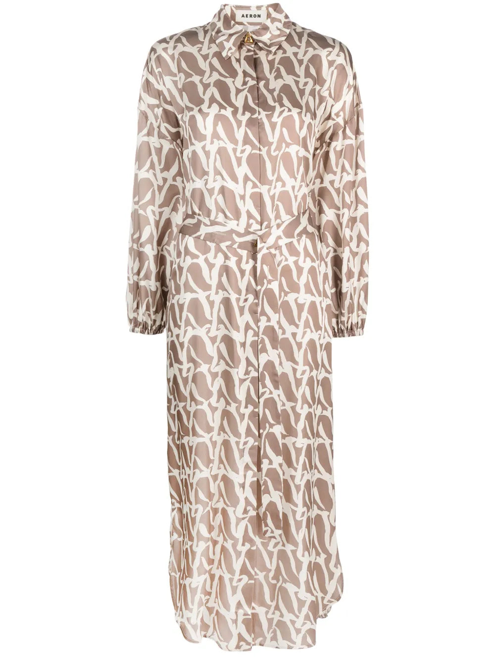 Haywis A-Monogram Shirt Dress