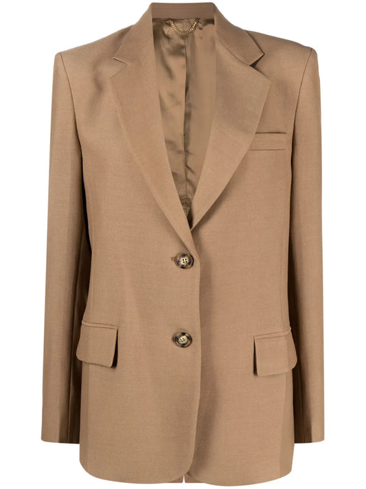 Single-Breasted Notched-Lapels Blazer