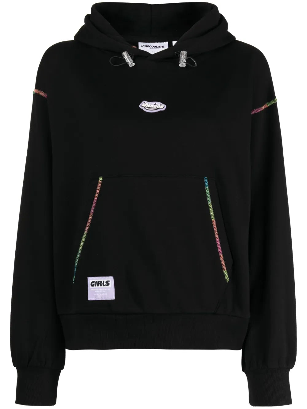 Logo-Appliqué Drawstring Cotton Hoodie