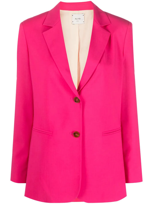 Single-Breasted Virgin Wool Blazer